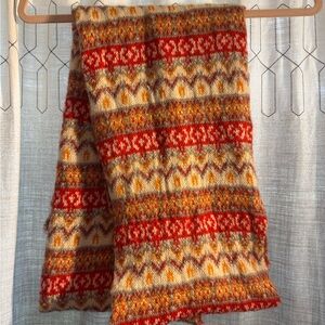 UNA TALLA Cozy Multicolor Knit Scarf